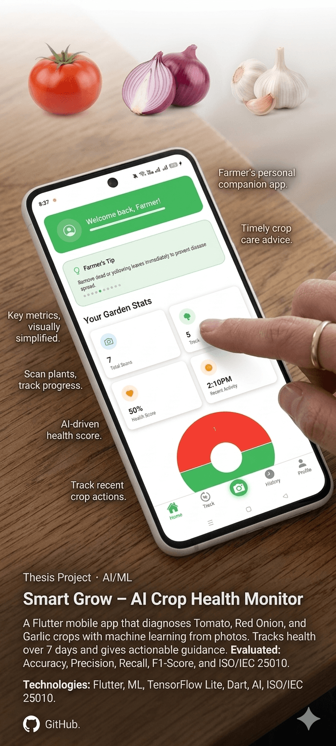 Smart Grow – AI Crop Health Monitor screenshot 1